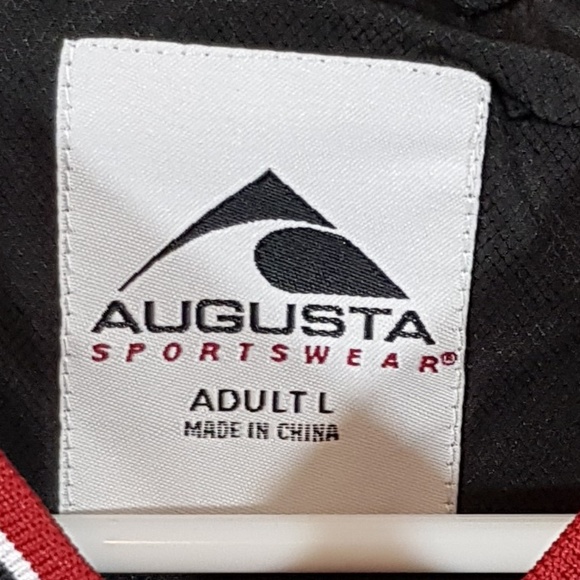 MENS LARGE AUGUSTA SPORTWEAR JACKET RED/BLK (198) - Picture 3 of 5